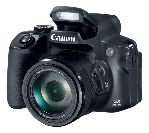 【爆売り！】 compacta HS SX70 SX PowerShot Canon avançada preto cor デジタルカメラ