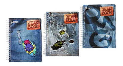 Cuaderno Jean Book Doble Espiral 200 Hj Cuadricula  A Elegir