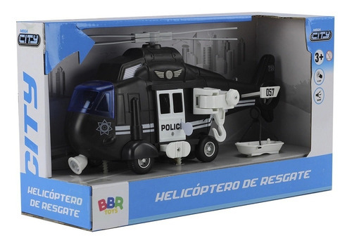 Brinquedo Bbr Toys Helicoptero De Resgate Mega City R3040 Cor Colorido