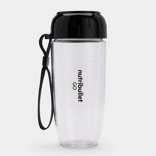 Licuadora portátil Nutribullet Go 384.455 mL con USB negra - Incluye 6 accesorios