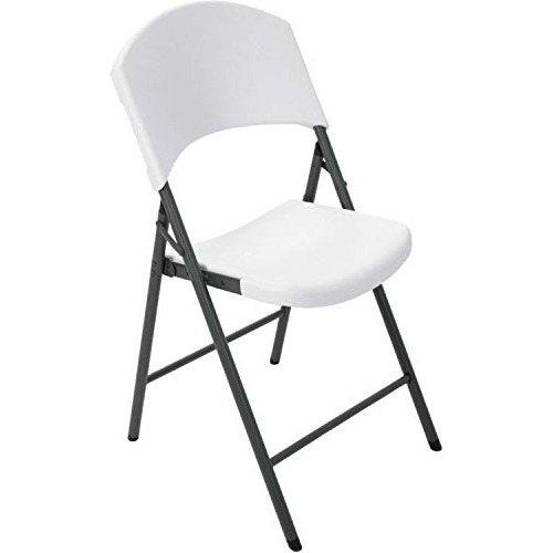 Silla Plegable Contorneada De Productos, Color Blanco