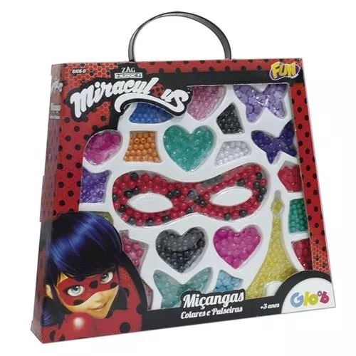 Miçangas Miraculous Ladybug Colares E Pulseiras Fun 8108-0