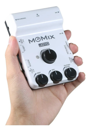 Imagen 2 de 6 de Interfaz De Audio Joyo Momix - Mixer Para Pc Y Smartphone