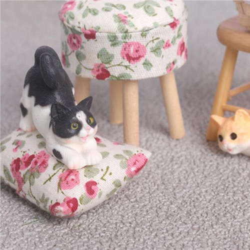 Juego De Sillas En Miniatura Para Casa De Muñecas Estilo A
