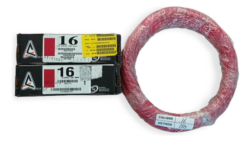 Cable Cal. 16awg Color Rojo Mca. Condumex (350mts)