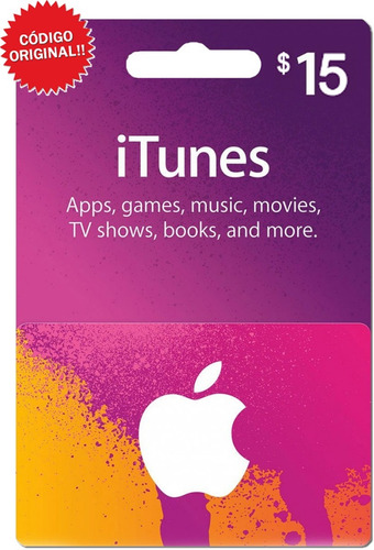 Imagen 1 de 3 de Itunes 15 Dólares Tarjeta Apple iPhone iPad Mac / Gift Card