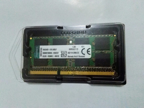 Oferta Ddr3l 8gb 1600 Mhz(pc3l-12800) Kingston Sodimm Memory