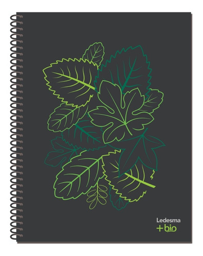 Cuaderno Espiral Ledesma + Bio 21x27 Rayado  O Cuadriculado