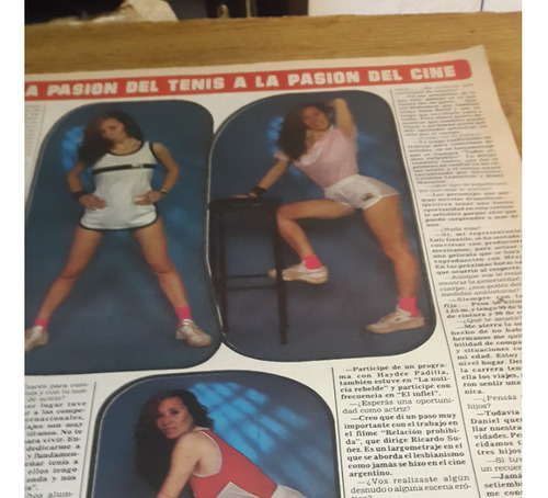 Revista Flash N° 379 1987 Claudia  Casabianca Del Tenis Al