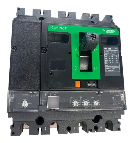Interruptor Compacto Termica 4x 160a 25k Schneider C16b42d16