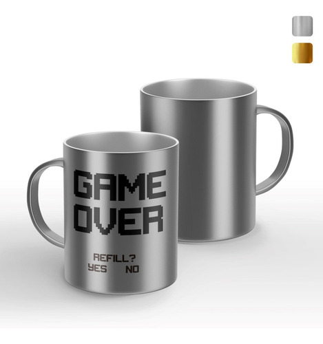 Taza Personalizada Game Over Modelo Espejo