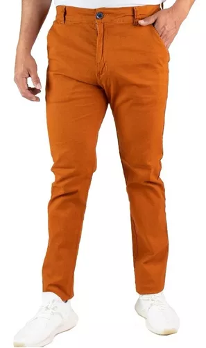 Pantalon Naranja Hombre