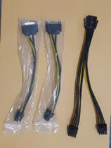 Comprar 2 Cables Sata 15 A Pcie 6 Pines, + 1 Cable Pcie 8 A6+2.