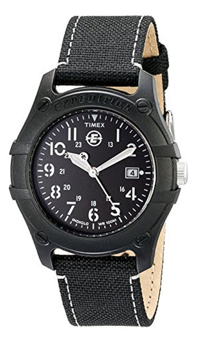 Funda De Resina Negra Y Correa De Nailon Para Watch Timex Ex