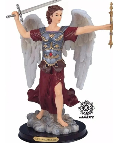 Figura San Miguel Arcángel 15cm Con Espada Angel De Dios 