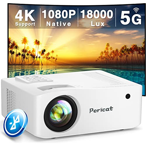 Proyector Bluetooth Wifi 5g, Proyector De Películas Nativo 1