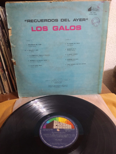 Los Galos - Recuerdos Del Ayer - Vinilo Lp (Usado)