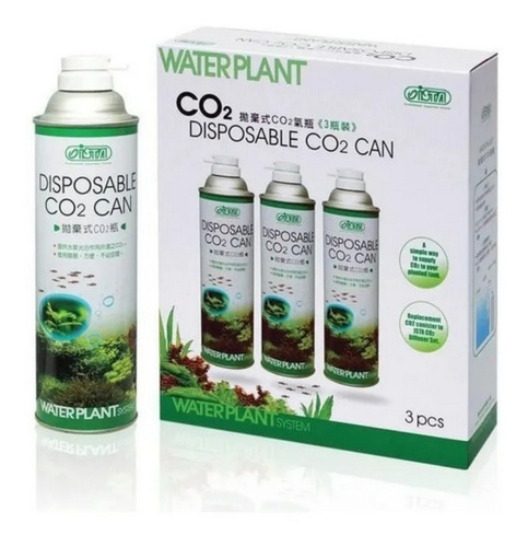 Kit Com 3 Latas De Co2 Ista Refil Disposable I-517