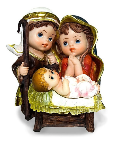 Pesebre Navidad Nacimiento Bb Luz  11cm 529-34002 Religiozzi