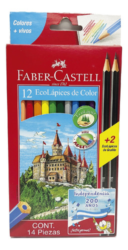 Ecolapices De Color, 12 Unidades Faber Castell