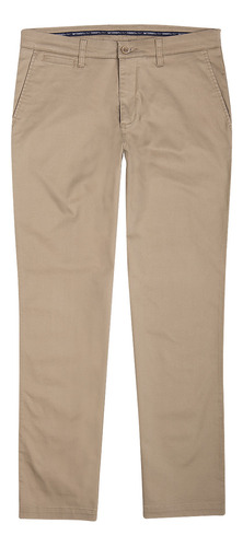 Pantalón Hombre Twill Sin Pliegues L33 Beige Fw 23 Ferouch