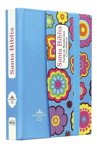 Imagen 2 de 5 de Biblia Rvr60 F. Bendiciones Tapa Dura Azul Juvenil (402290)