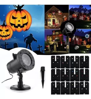 12 Padrões Outdoor Christmas Projector Laser Garden Lights