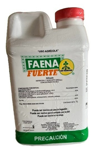 Faena Fuerte Herbicida Glifosato