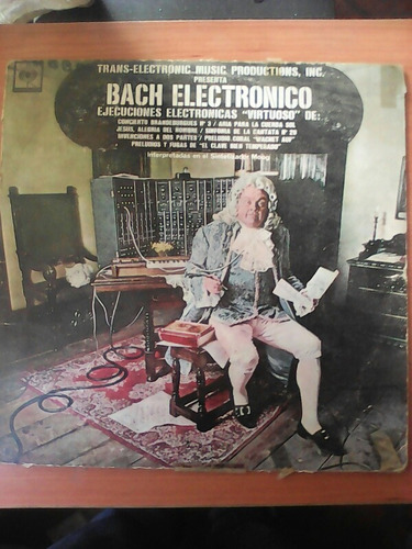 Disco Lp Bach Electrónico/ Walter Carlos & Benjamín Folkman