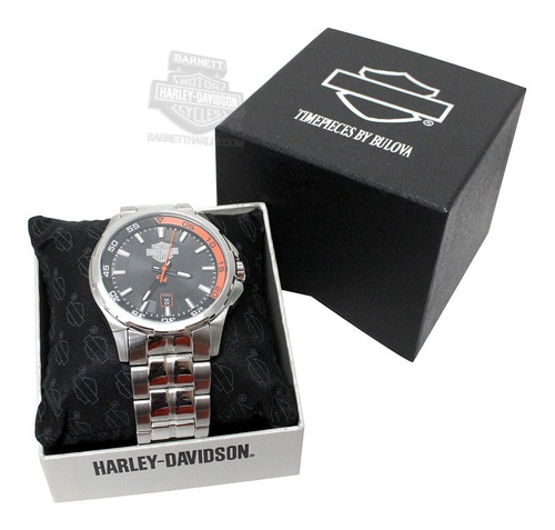 Relógio Bulova Masculino Harley Davidson Wh30500t Analogico