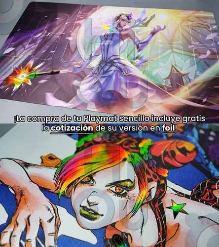 Playmat Personalizado Para Tcg (mtg, Digimon, Pokémon, Ygo)