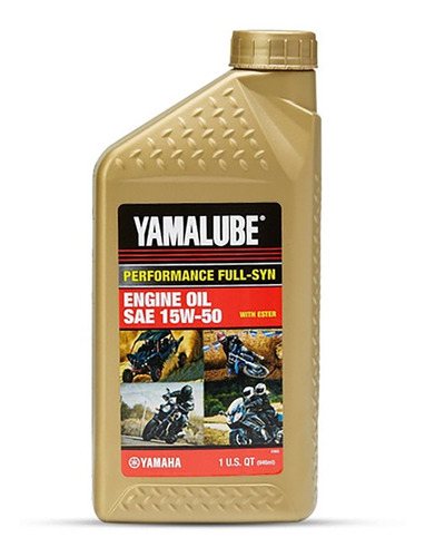 Lubricante Yamalube 100% Sintetico 4t 15w50 Moto Marelli ®