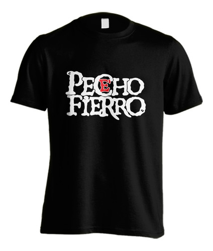 Remera Pecho E' Fierro #01 Rock Artesanal Planta Nuclear