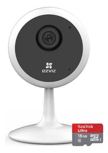 Camara Seguridad Ip Wifi Ezviz C1c Hd + Memoria 16gb