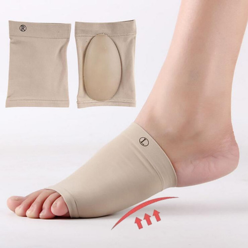 Imagem 4 de 7 de Meia Bandagem Palmilha Para Fascite Plantar Esporão Gel