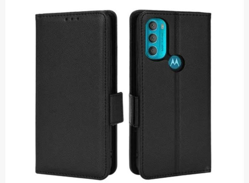 Flip Cover Para Motorola G71 + Lámina Vidrio 