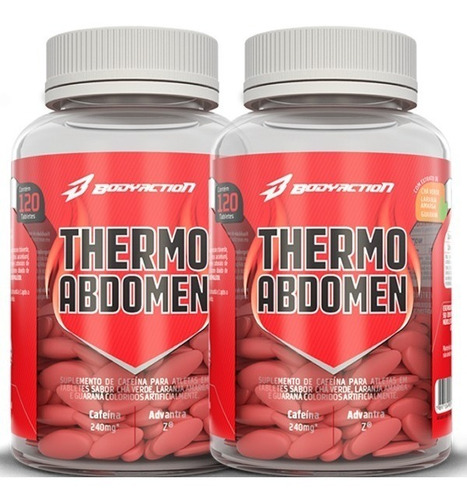 Kit 2x Thermo Abdomen 120 Caps ( Termogênico ) - Body Action