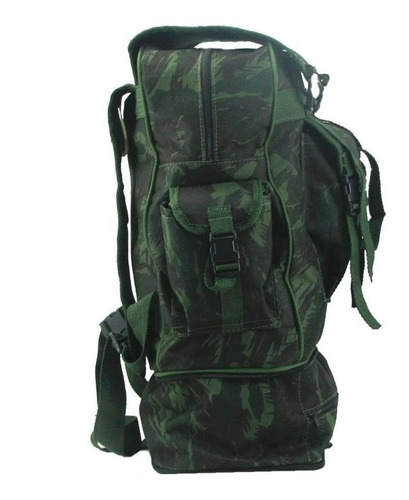 Imagem 2 de 7 de Kit 3 Mochilas Camuflada Exército