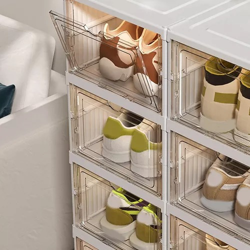 Zapatera Plegable 3 Niveles Una Pieza Firme Sin Instalación