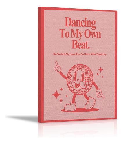 Keuspi Dancing To My Own Beat 70s Funky Decoración De Pared 