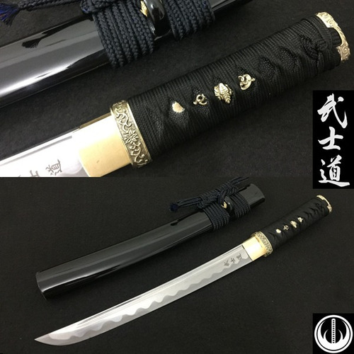 Punhal Samurai Espada Aço Dobrado Afiada Com Corte