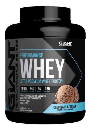 Proteina Performance 100% Whey Giant Sports 5 Lb (2.27 Kg) 
