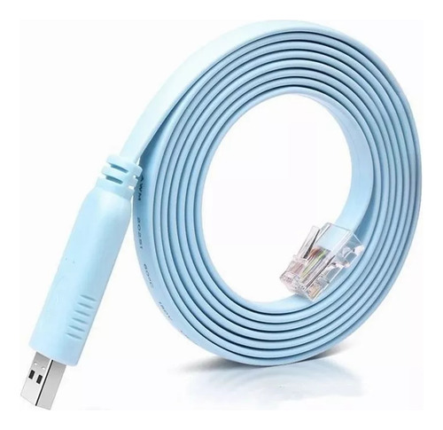 Cable Rj45 Macho A Usb Hembra Consola Ethernet Cat E5