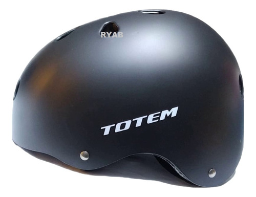  Casco Urbano Totem Negro Mate - Talle L