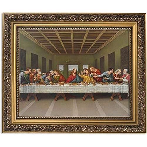 La Última Cena De Da Vinci Impresión Paisaje Enmarcad...