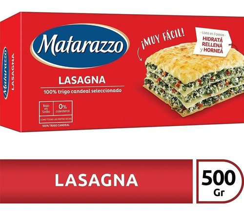 Lasagna Matarazzo X500 Gr