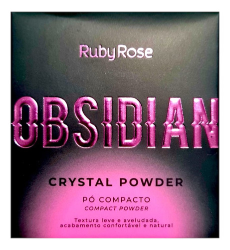 5 Pó Crystal Powder Obsidian Hb1800 G1 Ruby Rose Atacado Sj