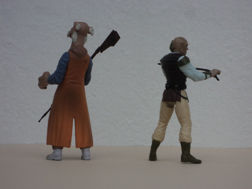 Star Wars Saelt Marae Yak Face + Weequay (Usado)