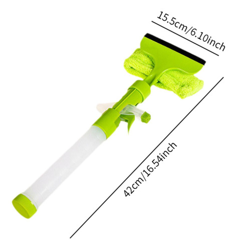 Cepillo De Limpieza Para Ventana De Coche, Verde