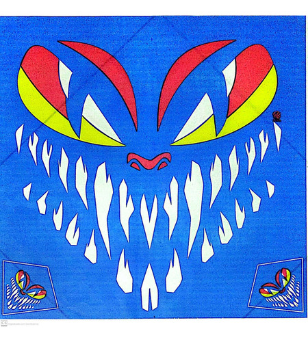 Folha De Seda Sort. Desenho Raias Pipas 50x50 Pct C/ 100 Und